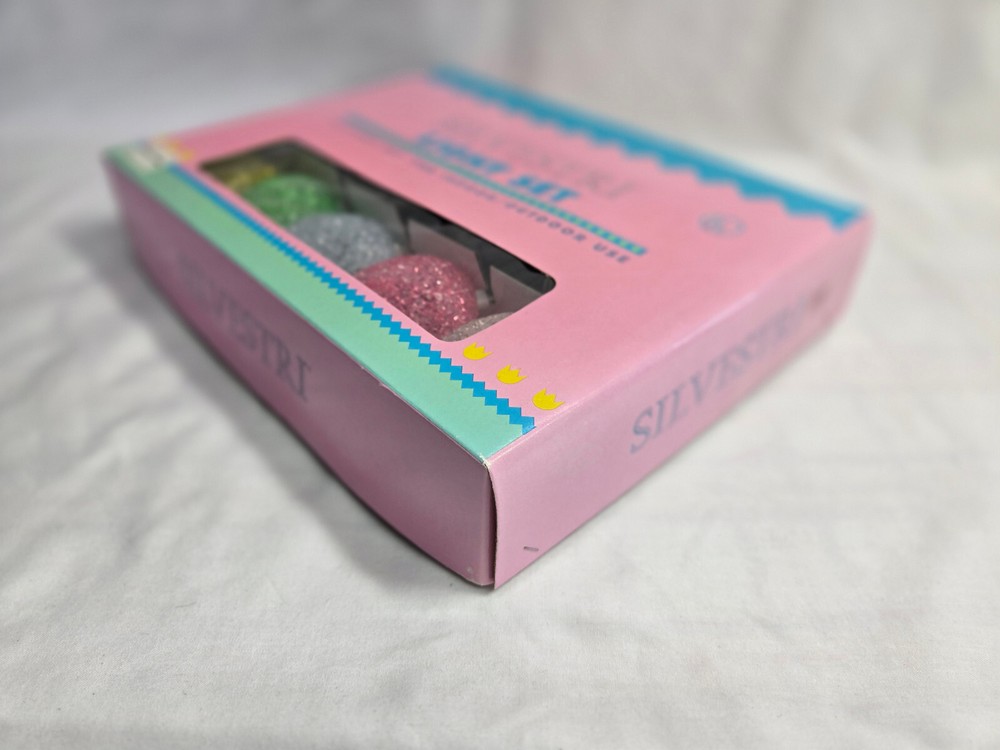 Silvestri Easter egg Light set-10 sparkle egg lights-good condition, tested