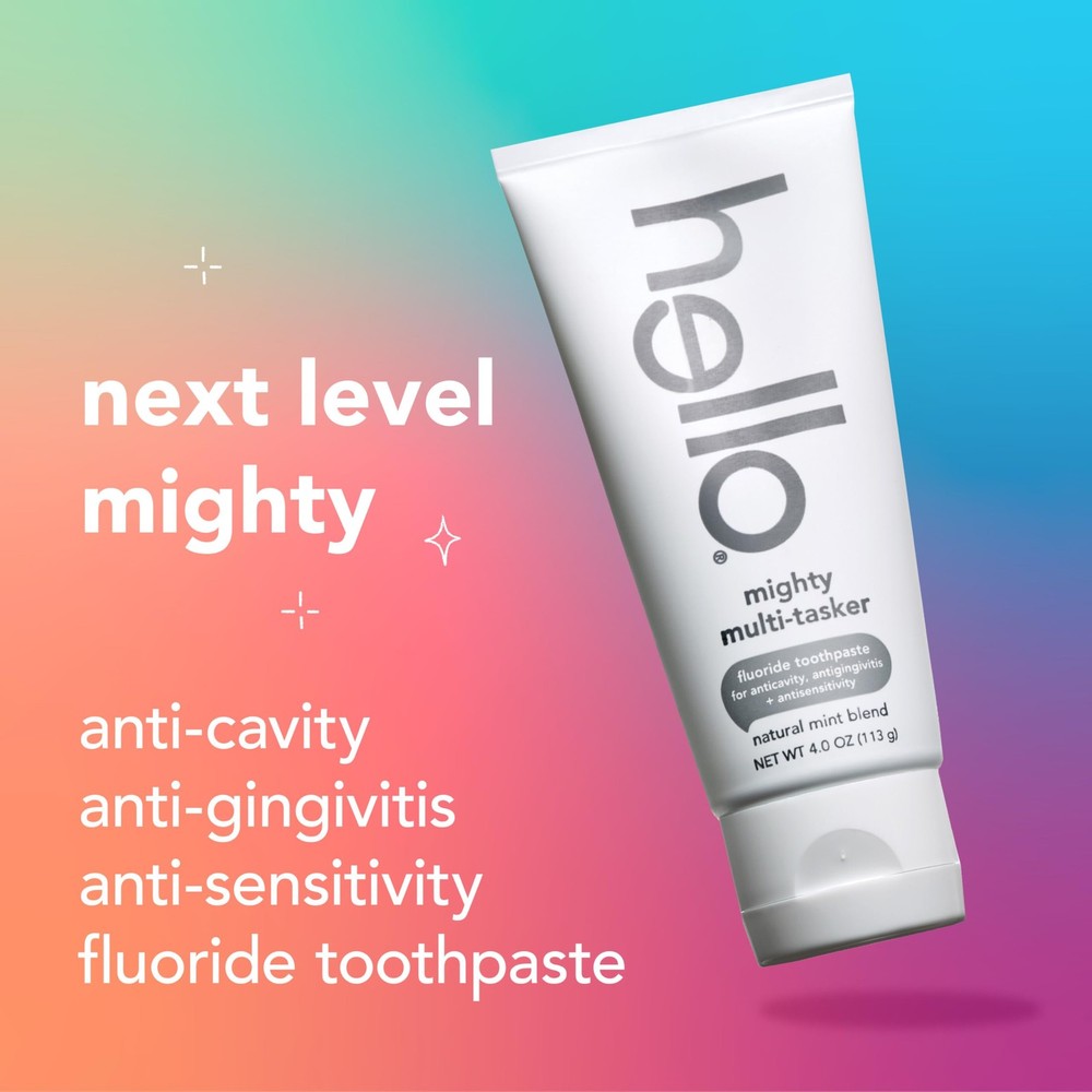 8 in 1 Mighty Multi-Tasker Fluoride Toothpaste Pack, SLS Free Toothpaste with...