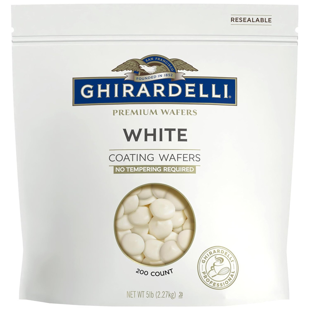 Premium White Coating Wafers, 5Lb Bag