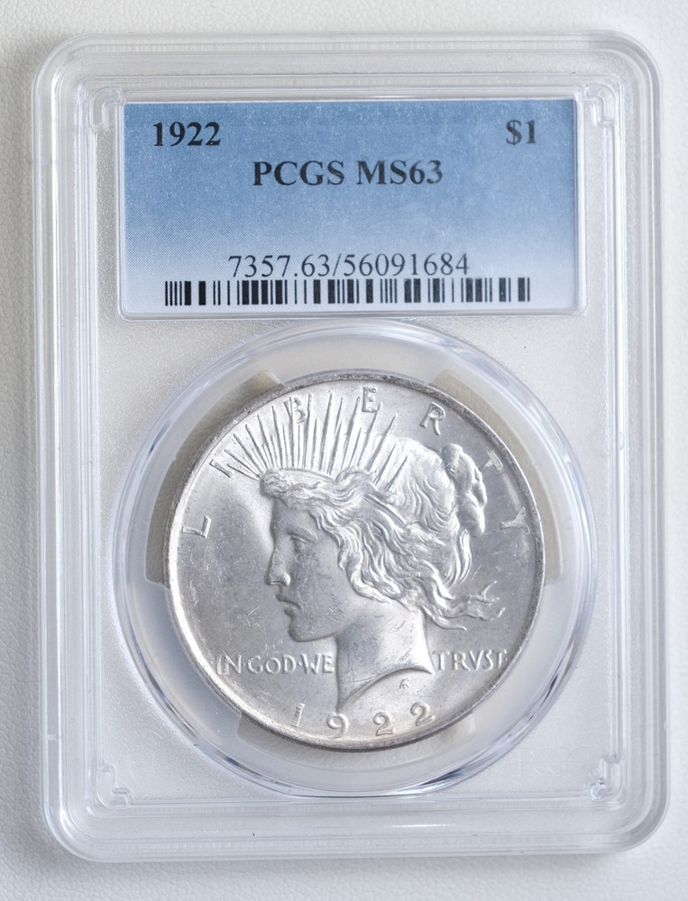 1923 Silver Peace Dollar PCGS MS63 "684"