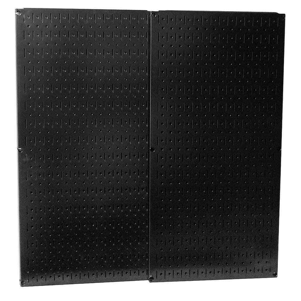 Metal Wall Pegboard Peg Board Panel Organizer Shelf Display Tools Garage 2 Pack