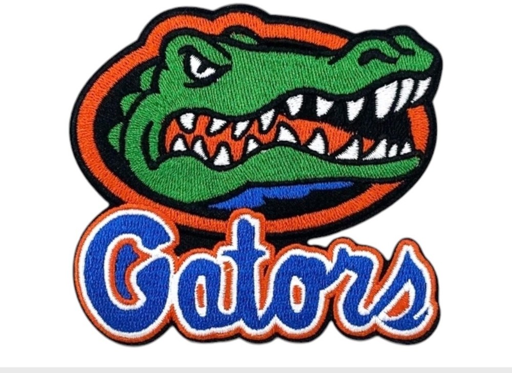 Florida Gators 3" Iron On Embroidered Patch
