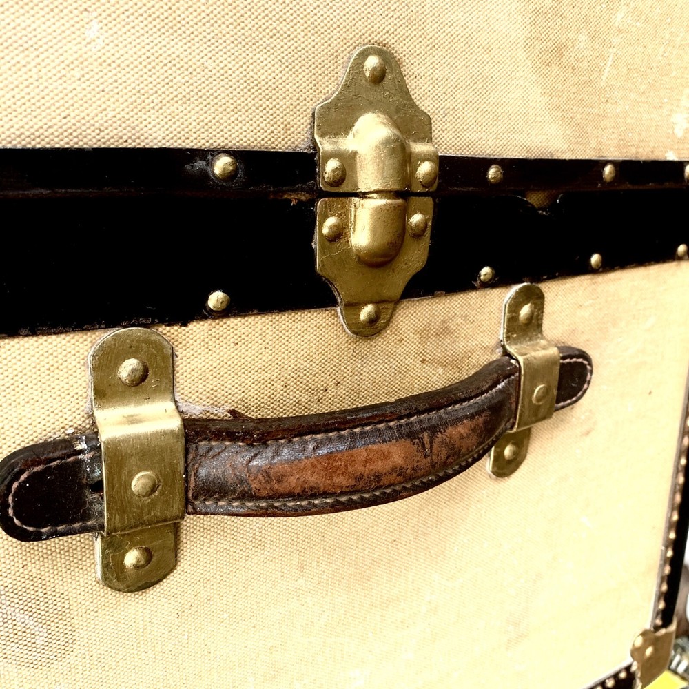 Antique Oshkosh Steamer Trunk American Craftsmanship