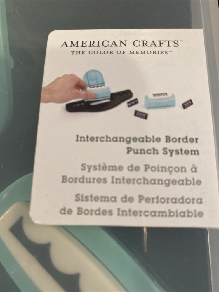 Knock Outs Interchangeable Border Punch System AMERICAN CRAFTS