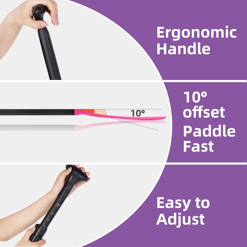 LEDONNE SUP Paddle 4-Piece Adjustable Stand Up 4-Pieces Pink