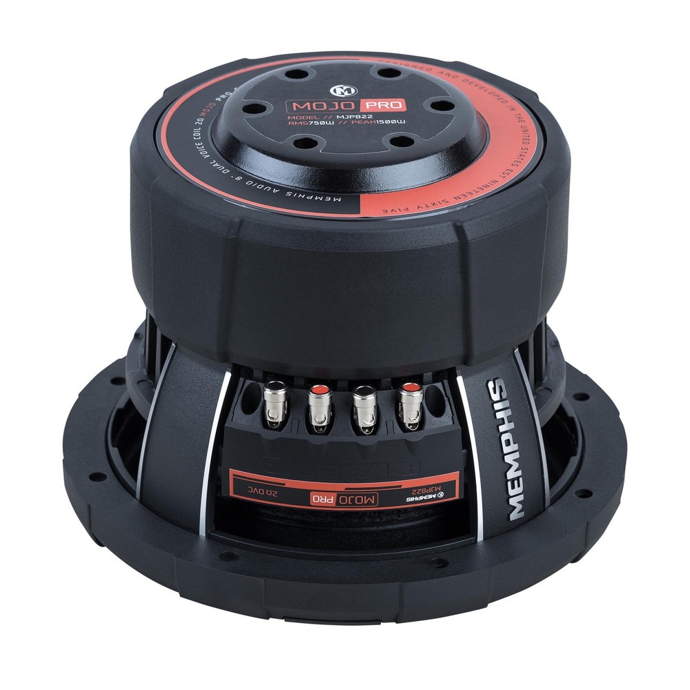 Memphis MJP822 MOJO Pro 8" Dual 2 Ohm Subwoofer