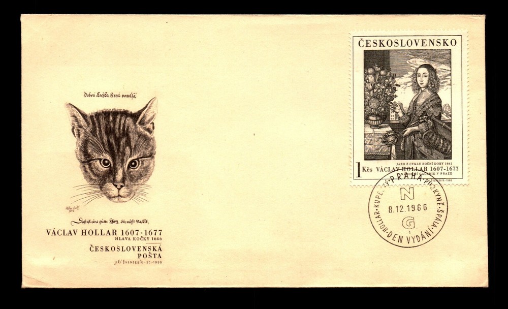 Czechoslovakia 1966 Vaclav Hollar FDC - L9202