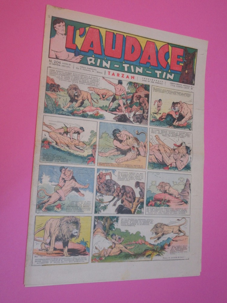 L'AUDACE No. 204 Saev 1937 Original EXCELLENT "on sheet"!!