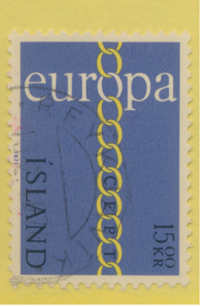 Iceland Stamp Scott #430, Used