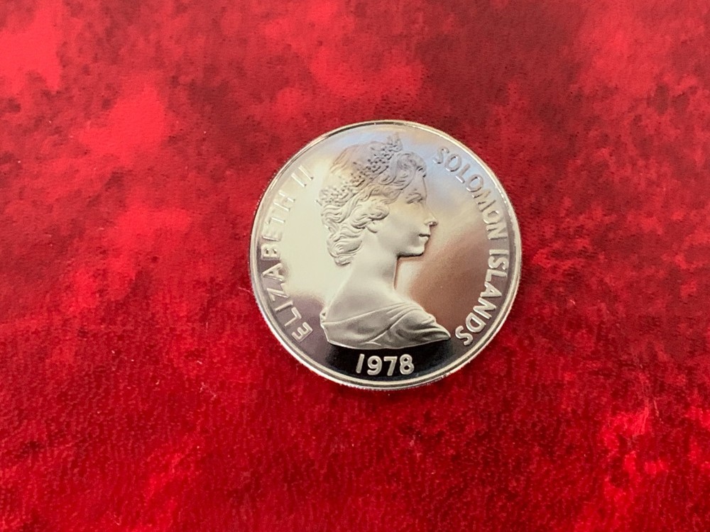 Solomon Islands 1978 20 Cent - Proof Coin (Toned)-UNCIRCULATED