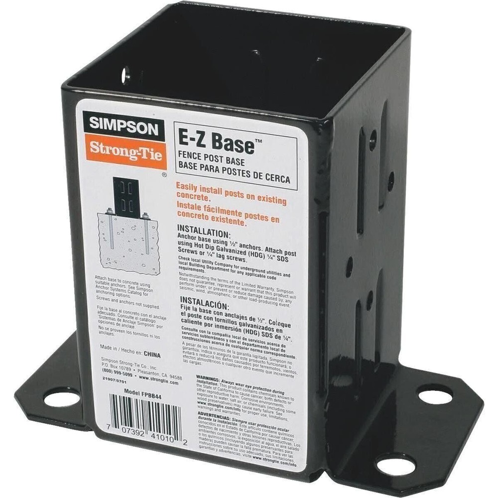 Simpson Strong-Tie 4X4 Retro-Fit E-Z Base