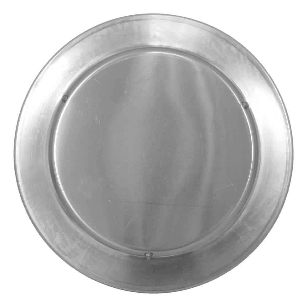 8 In. Dia. Aluminum Vent Pipe Cap In Mill Finish