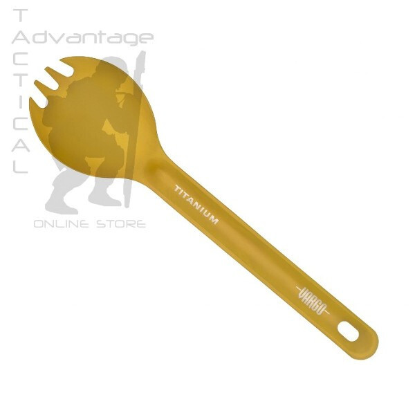 Vargo ULV (Ultra Light Version) Titanium Spork - yellow