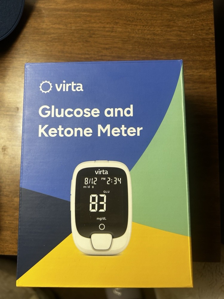Virta Glucose Ketone Meter with Bluetooth Connectivity  New