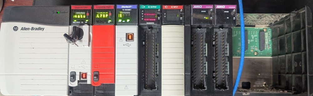 1756-L73S 10 Slot Rack - Working.