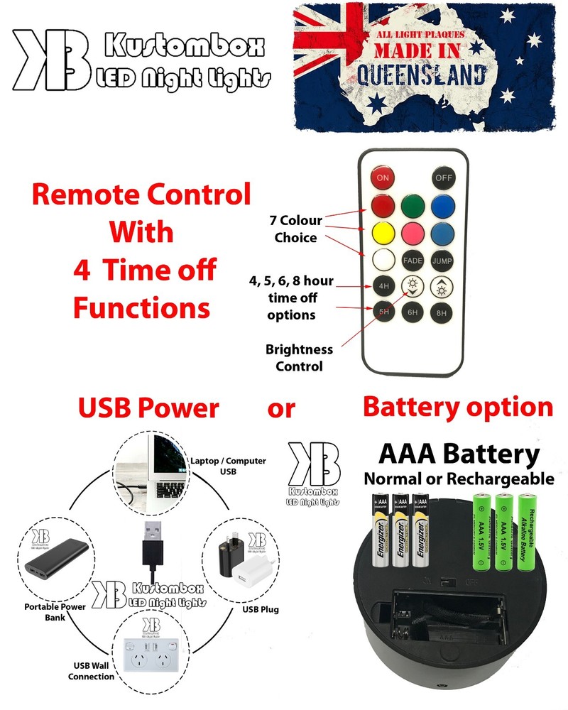BATMAN WIRE FRAME - 3D LED BATTERY USB NIGHT LIGHT 7 COLOUR + REMOTE CONTROL