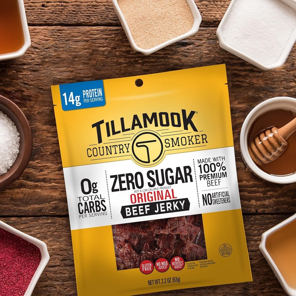 Handcrafted Beef Jerky, Keto Friendly & Zero Sugar - 6.5 Ounce Pack