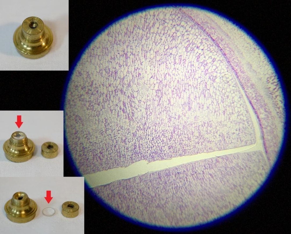 microscope antique John Richardson's cuff microscope