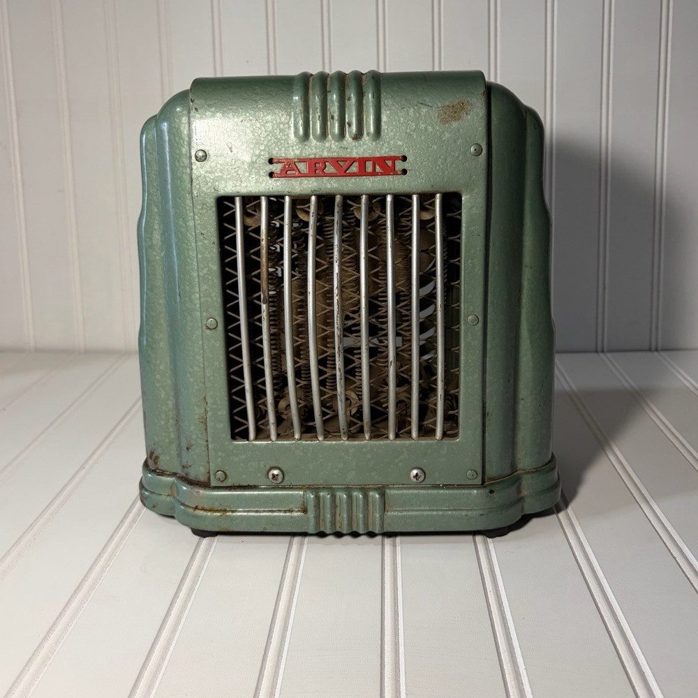 Vintage Arvin Electric Space Heater  Portable Fan Forced *Untested*