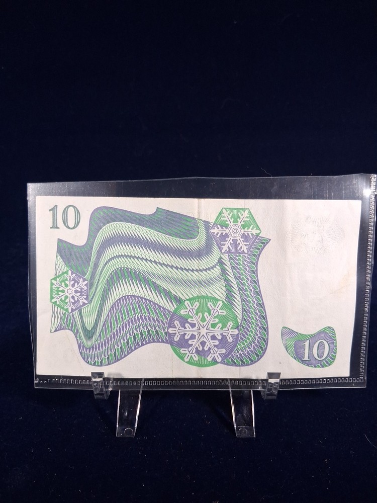 1977 SWEDISH 10 KRONE BANKNOTE