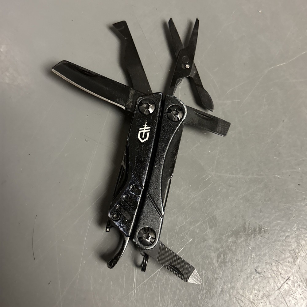 Gerber Dime Pocket Knife Keychain Multi-Tool - Black