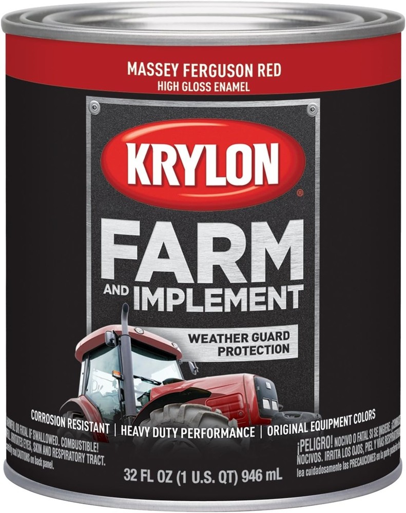 Krylon 2026 Massey Ferguson Red (MF Red) Farm & Implement Quart