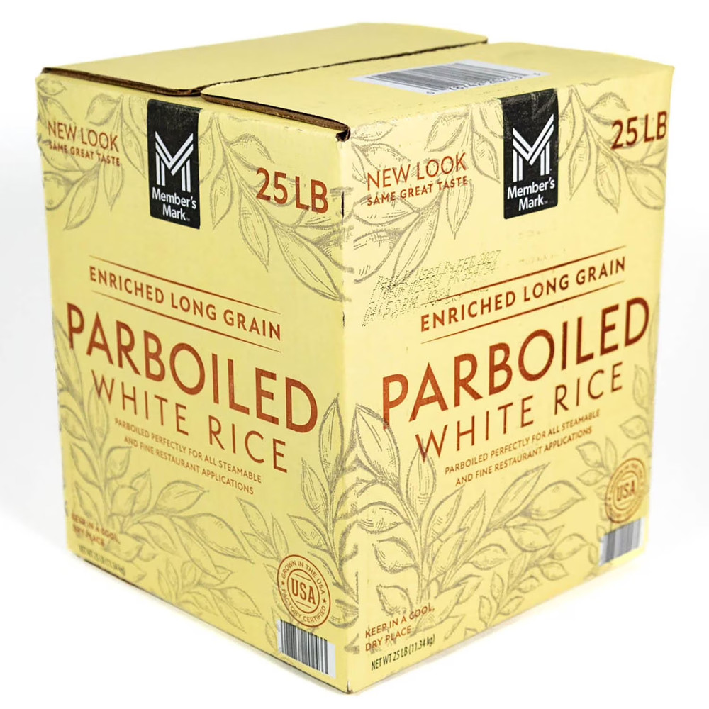 Member's Mark Parboiled White Rice, 25 lbs