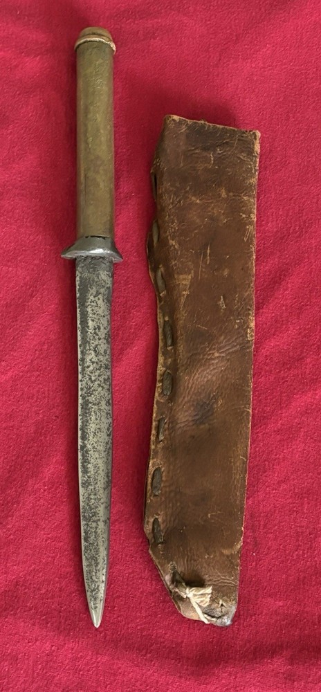WW1 - CUSTOM MADE DAGGER - UNIQUE - HANDMADE -  100 + YEARS OLD