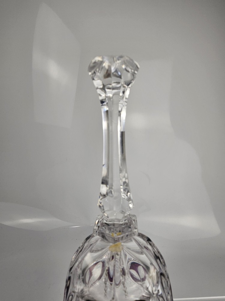 Hofbauer The Ruby Byrdes Collection Bleikristall Crystal Call Bell 7.75" Germany