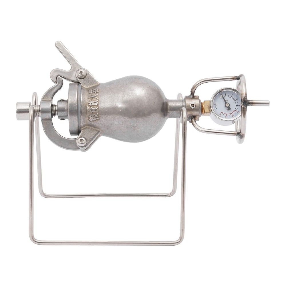 Silver Mini Hand Popcorn Maker Stainless Steel Popcorn Machine Old-Fashioned NEW