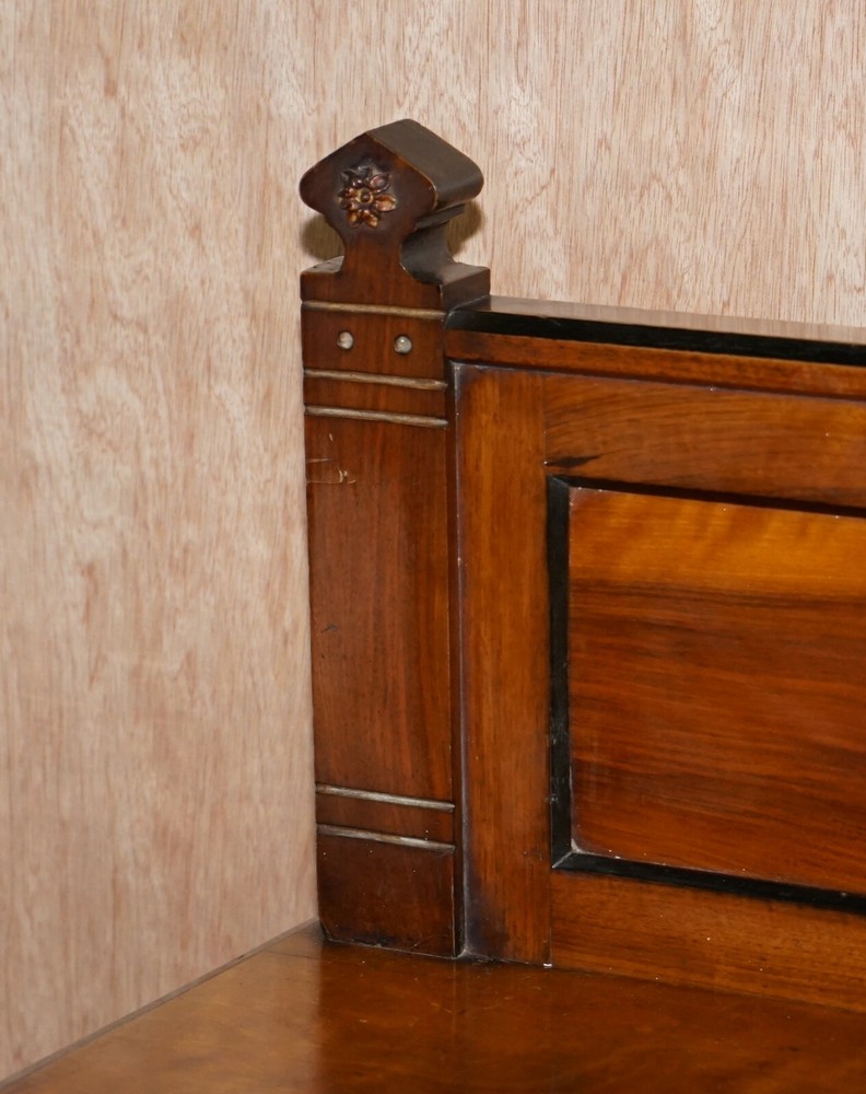 IMPORTANT GOTHIC PUGIN STYLE VICTORIAN WALNUT DWARF OPEN BOOKCASE 274CM WIDE