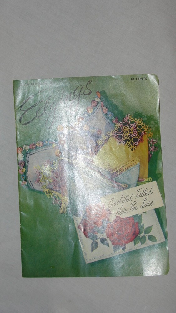 AMERICAN THREAD CO. CRAFT BOOK #81 "EDGINS"