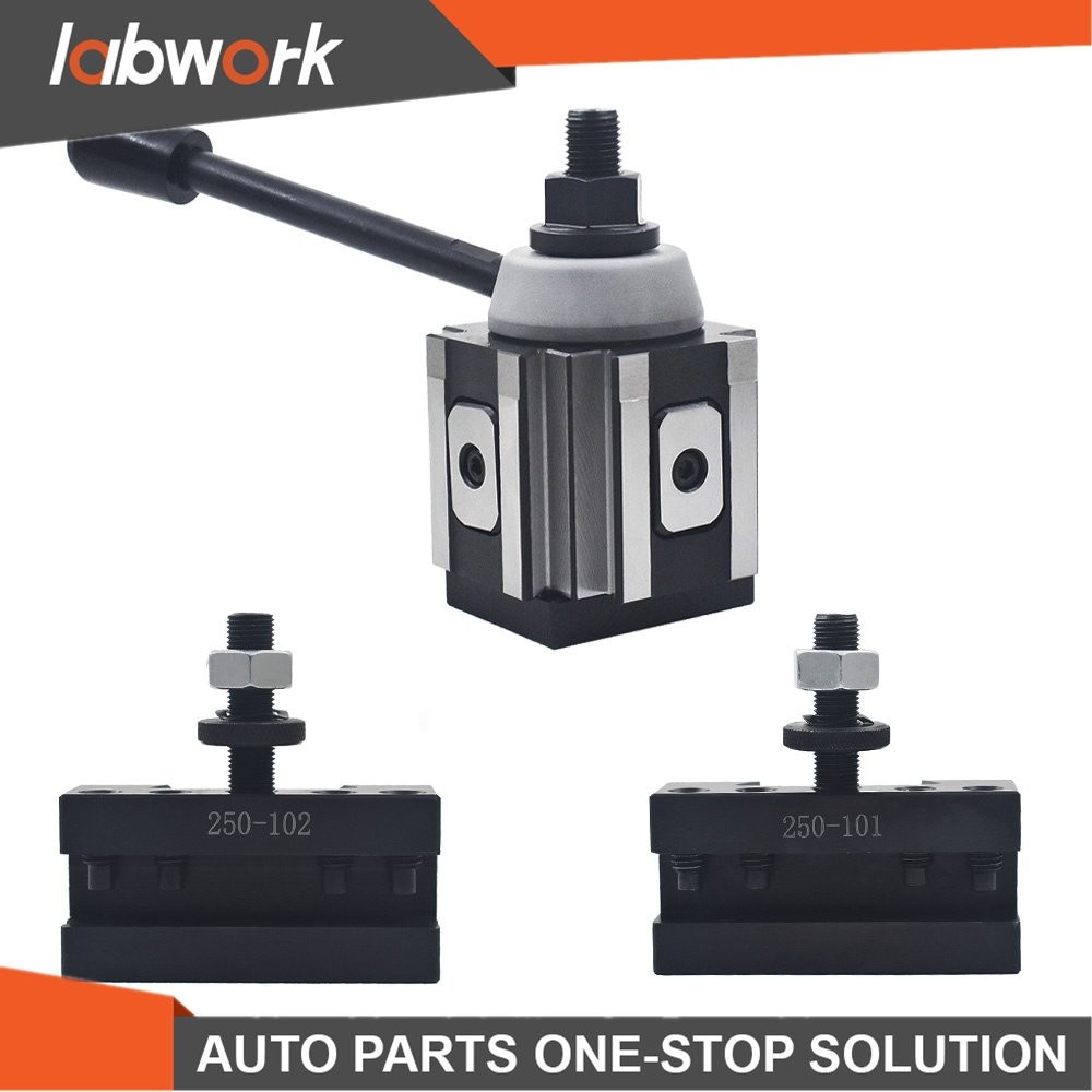 Labwork AXA 250-100 Piston Type Quick Change Tool Post Holder For Lathe 12"