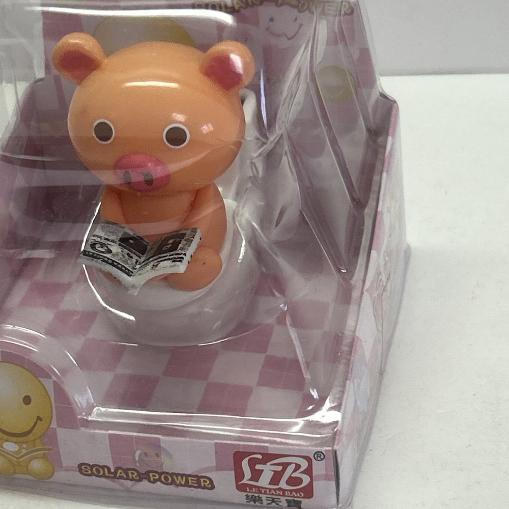 3 Toy Bobble Head Solar Clock