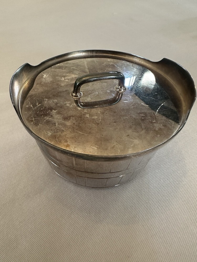 Vintage Silver Plated Dish With Lid