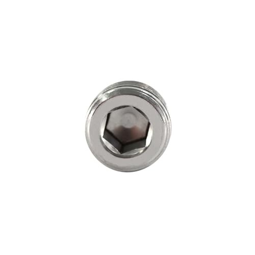 Pipe Fitting Hexagonal Countersunk Male Thread Pipe 1/2" NPT Stainless Steel