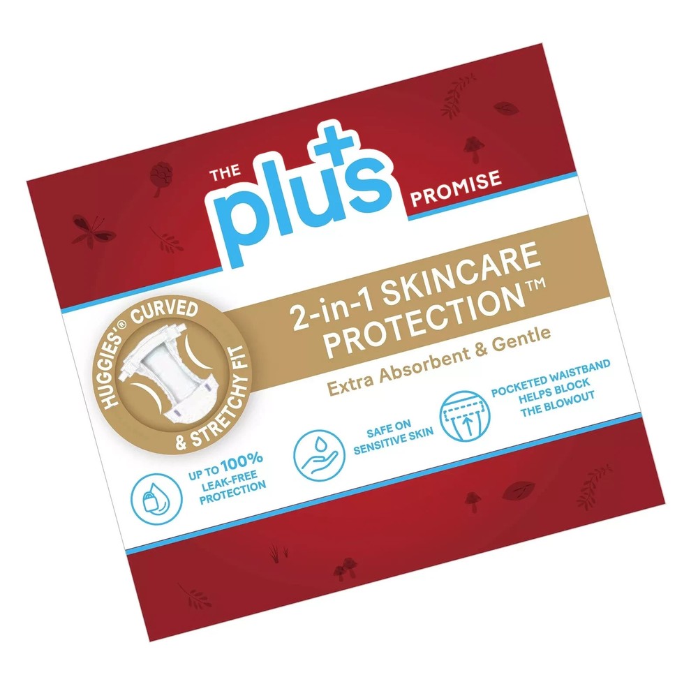 Huggies Plus Diapers Size Newborn 148 COUNT
