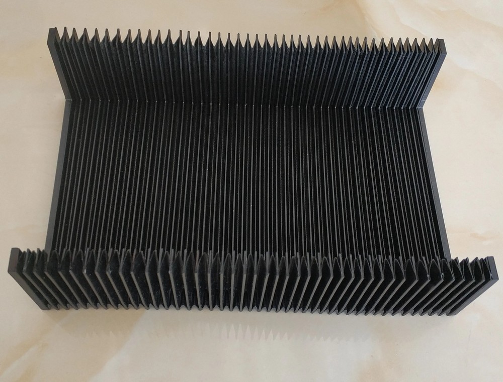 T12 "U"  shape protective bellows cover ,320mm x 100mm x Lmax 460mm