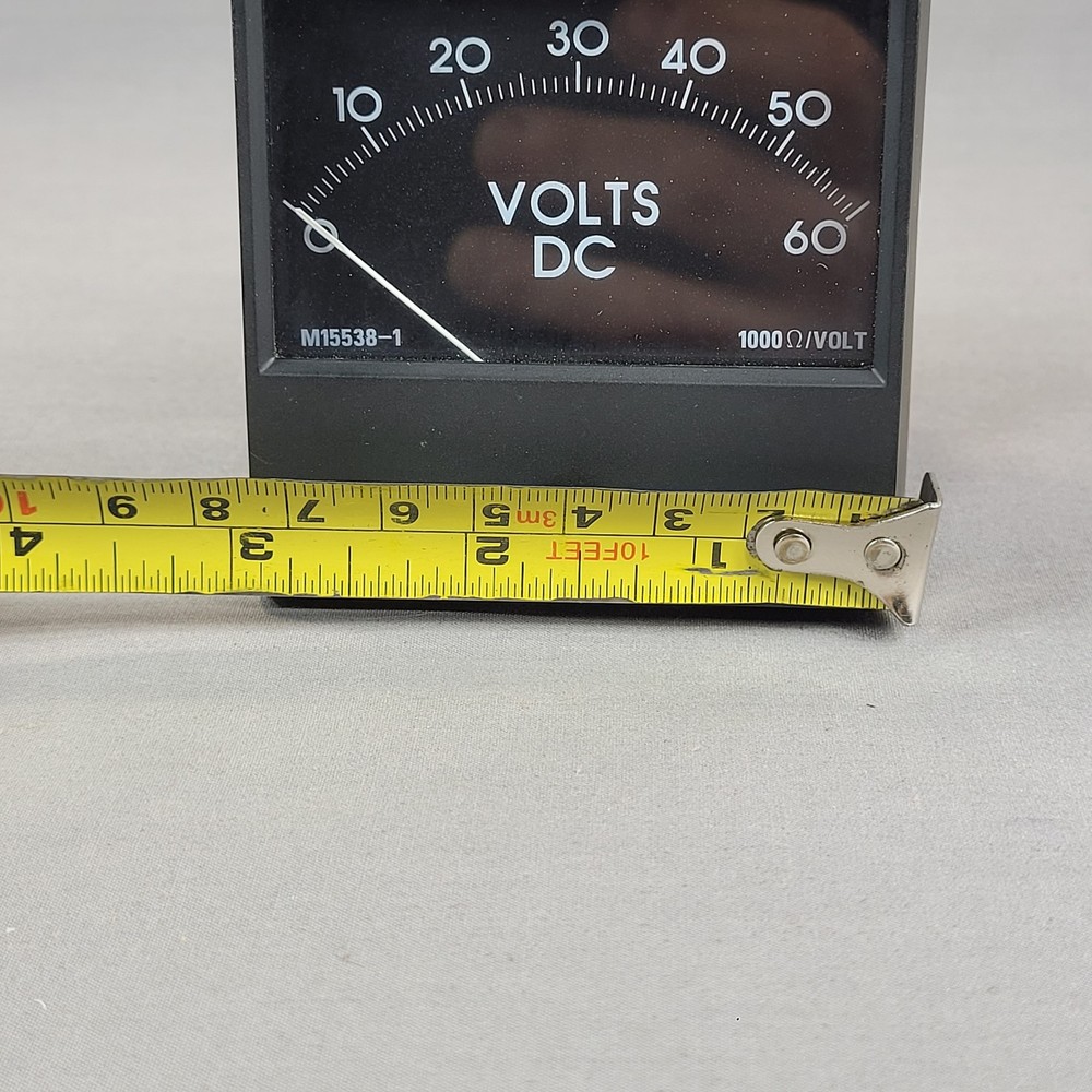 Simpson 2123 M15538-1 Analog DC Voltmeter 0-60V Panel Meter 1000 Ohm/Volt