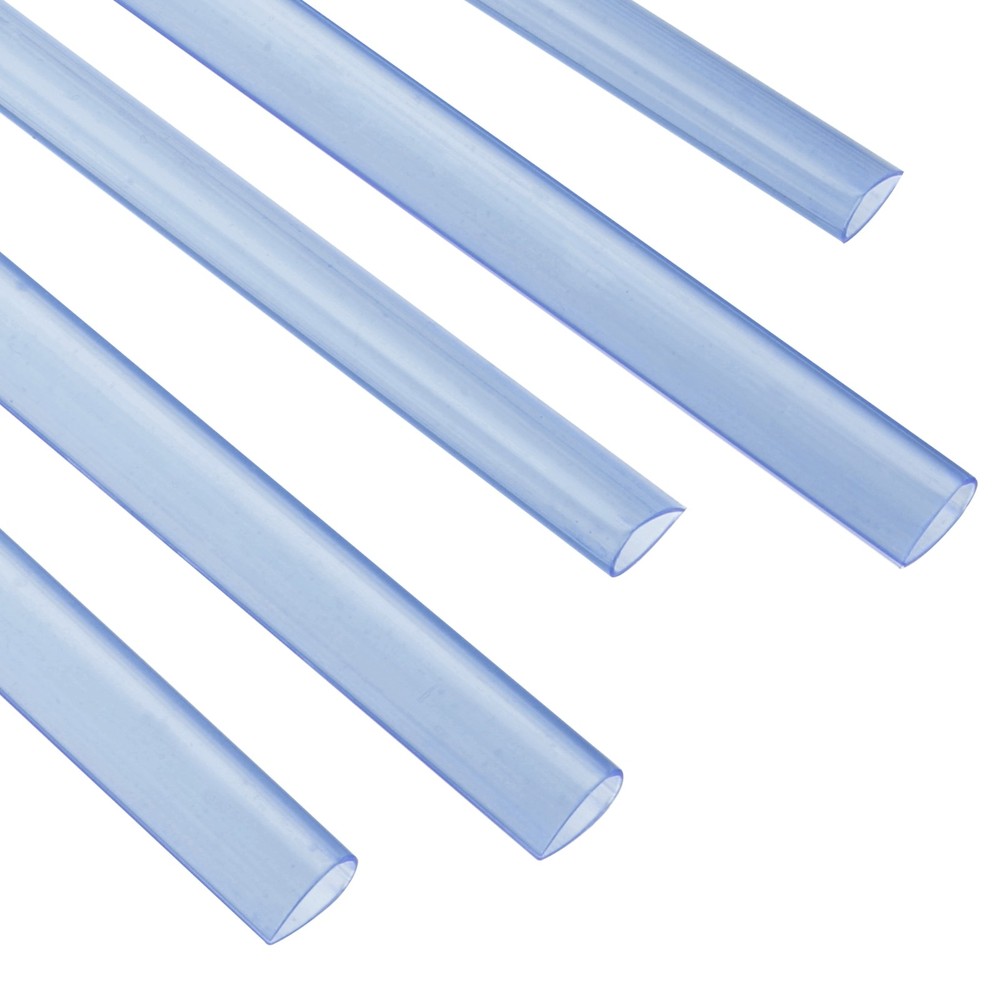 30Pcs Binding Bars, 8mm Binding Bars 50 Sheets Capacity, Clear Blue
