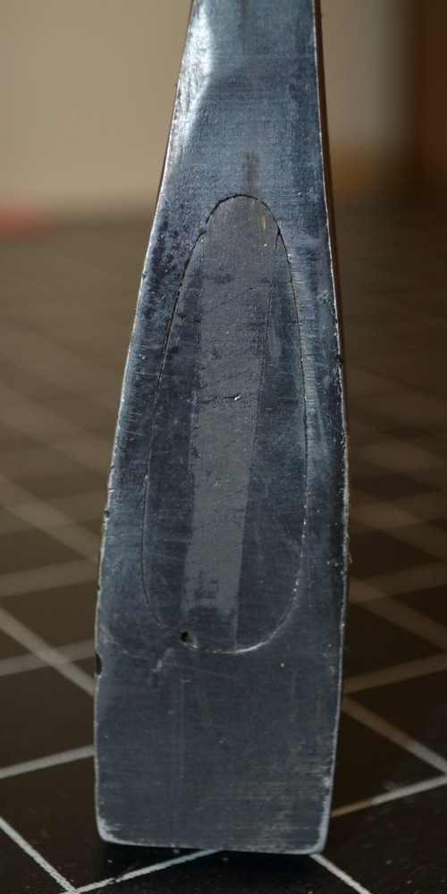 COLLINS CRUISER AXE WITH ORIGINAL SHEATH - ORIGINAL HANDLE - SADDLE AXE