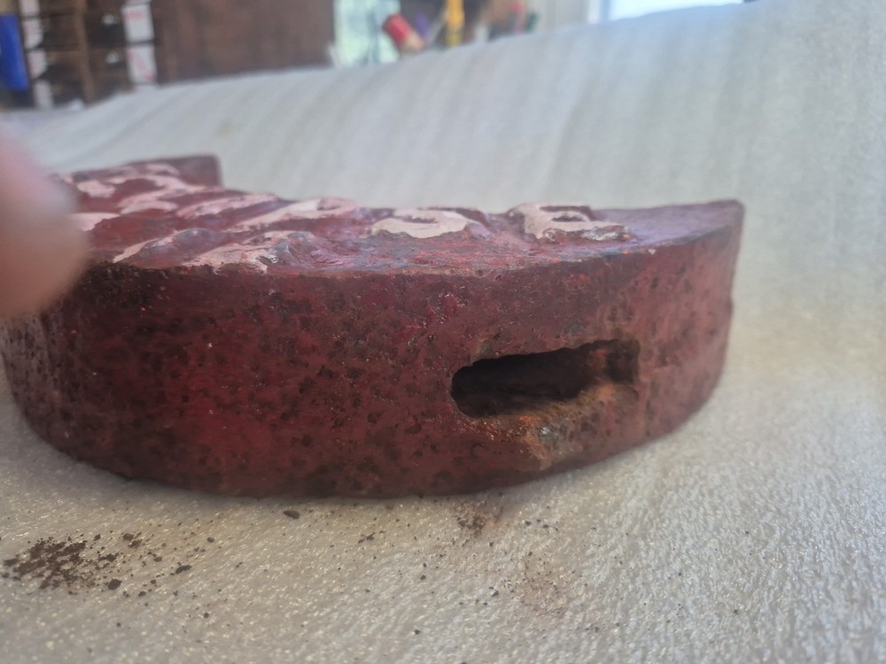 Vintage ECLIPSE A-13 Cast Iron Crescent Moon Windmill Weight