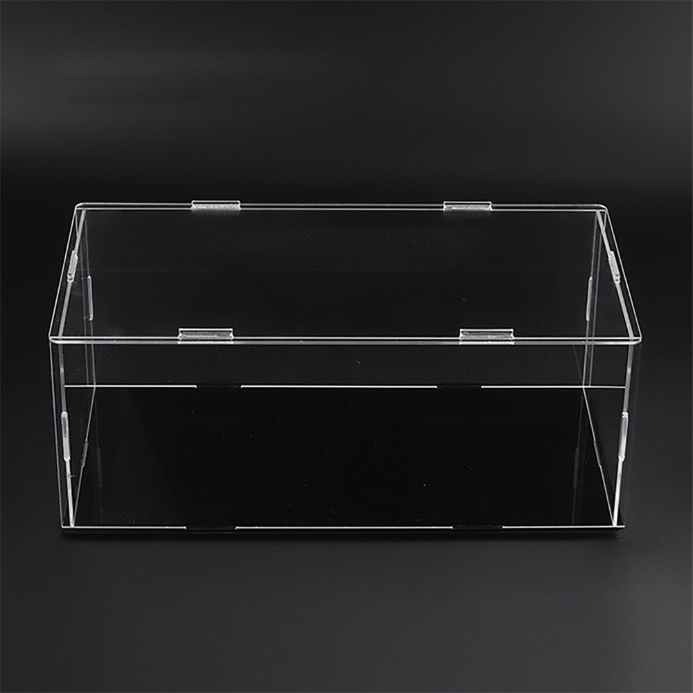 Acrylic Car Display Case Dustproof Showcase Cube Countertop Box for Pop Figures
