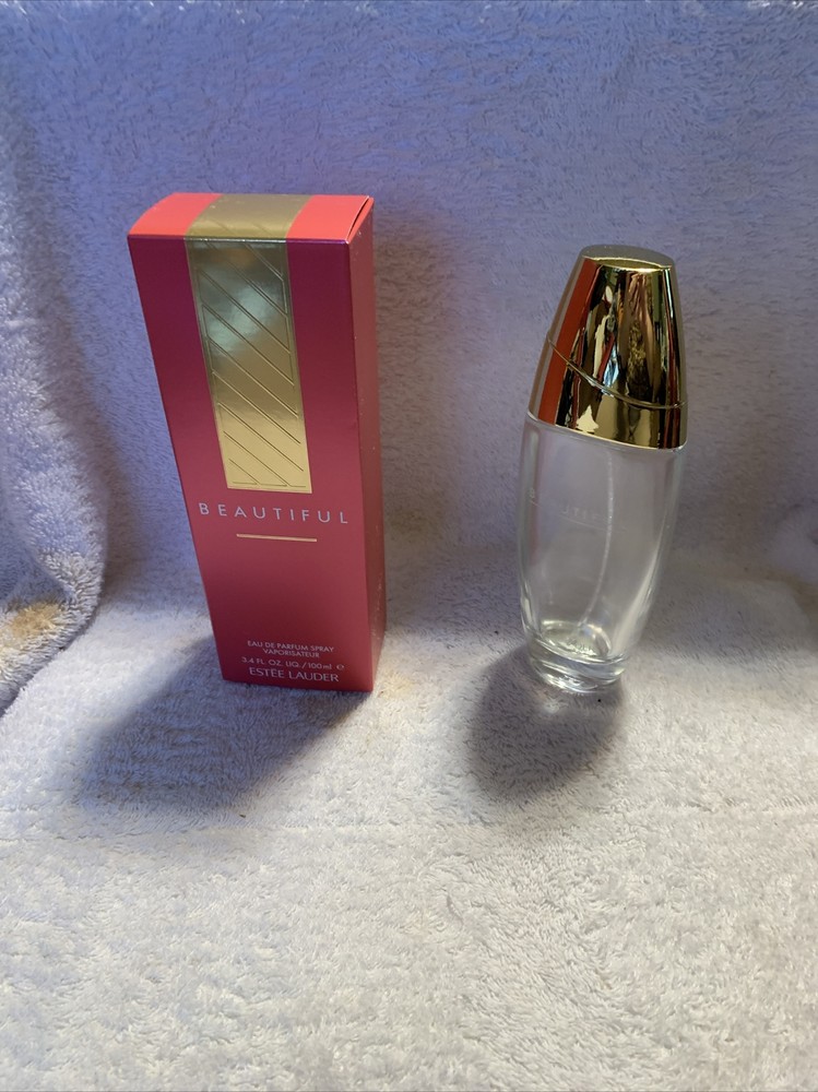 Display PERFUME BOTTLE Estee Lauder Beautiful EDP 3.4 Oz With Original Box