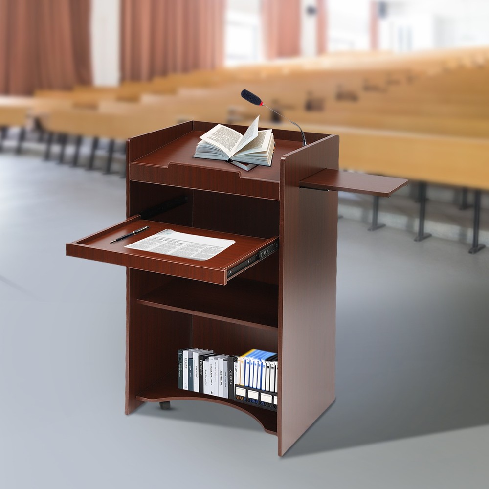 Conference Presentation Stand Presentation Table Presentation Desk with Wheels