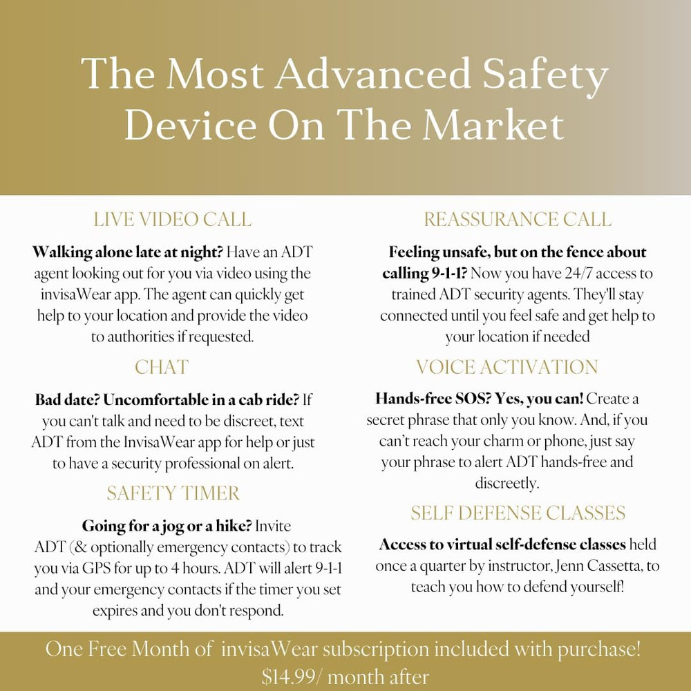 Smart Jewelry - Personal Safety Device - Keychain