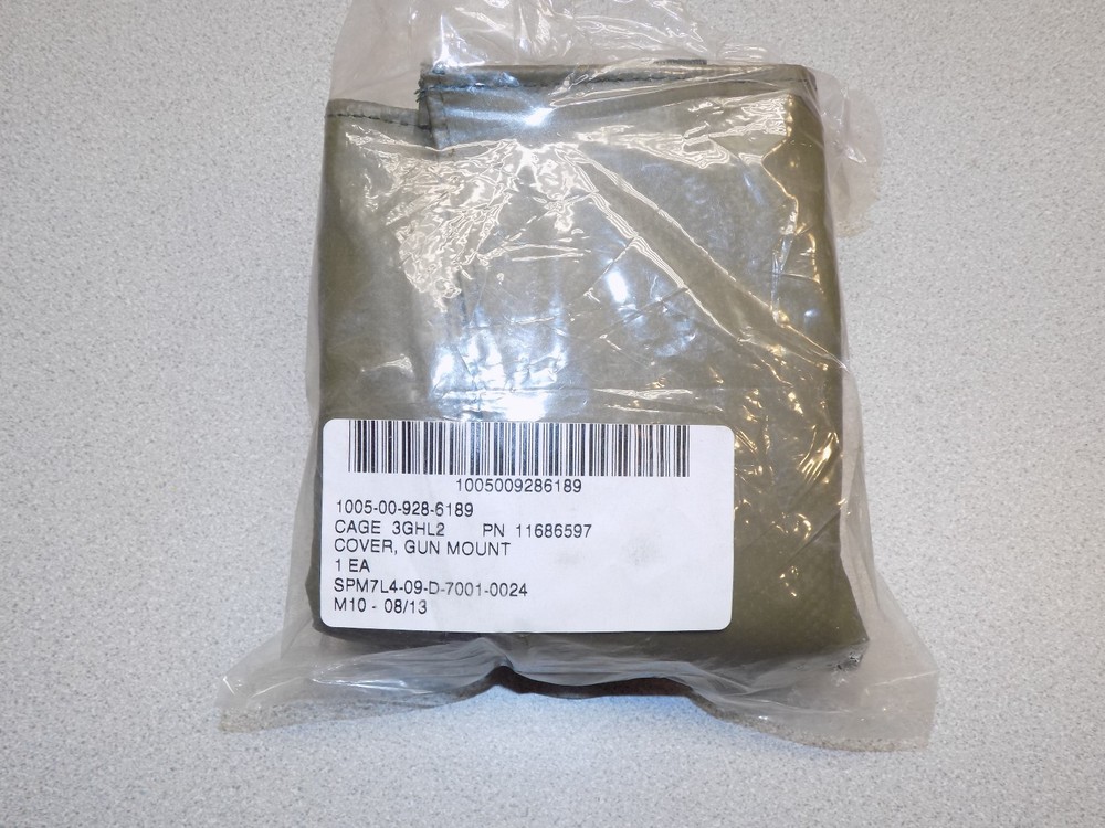 New M1 Tripod Mount Vinyl Cover 11686597 13" X 15" NSN 1005-00-928-6189