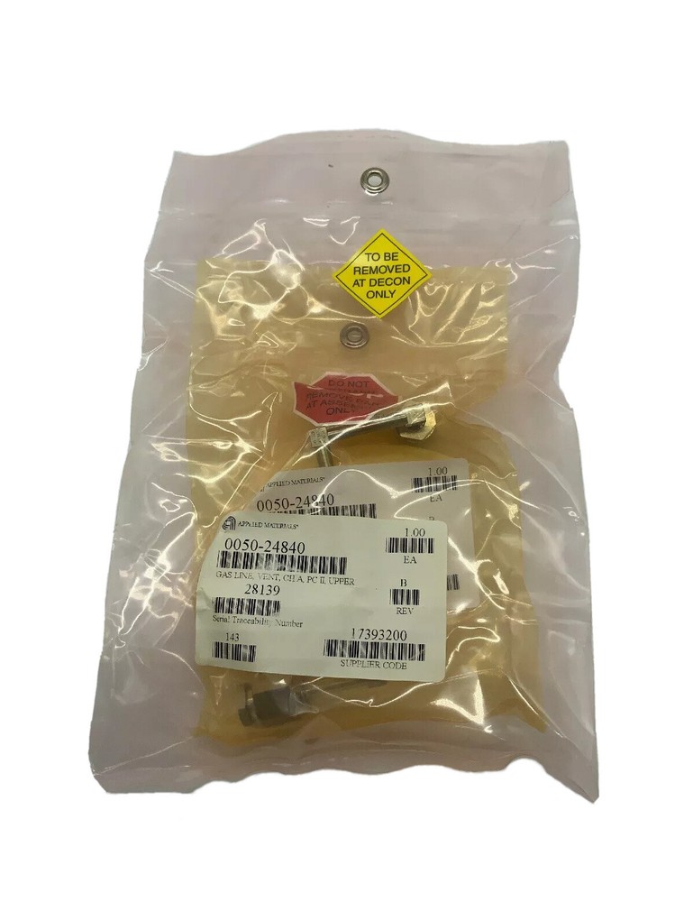 Applied Materials 0050-24840 Gas Line, Vent, CH A, PC 2 Upper