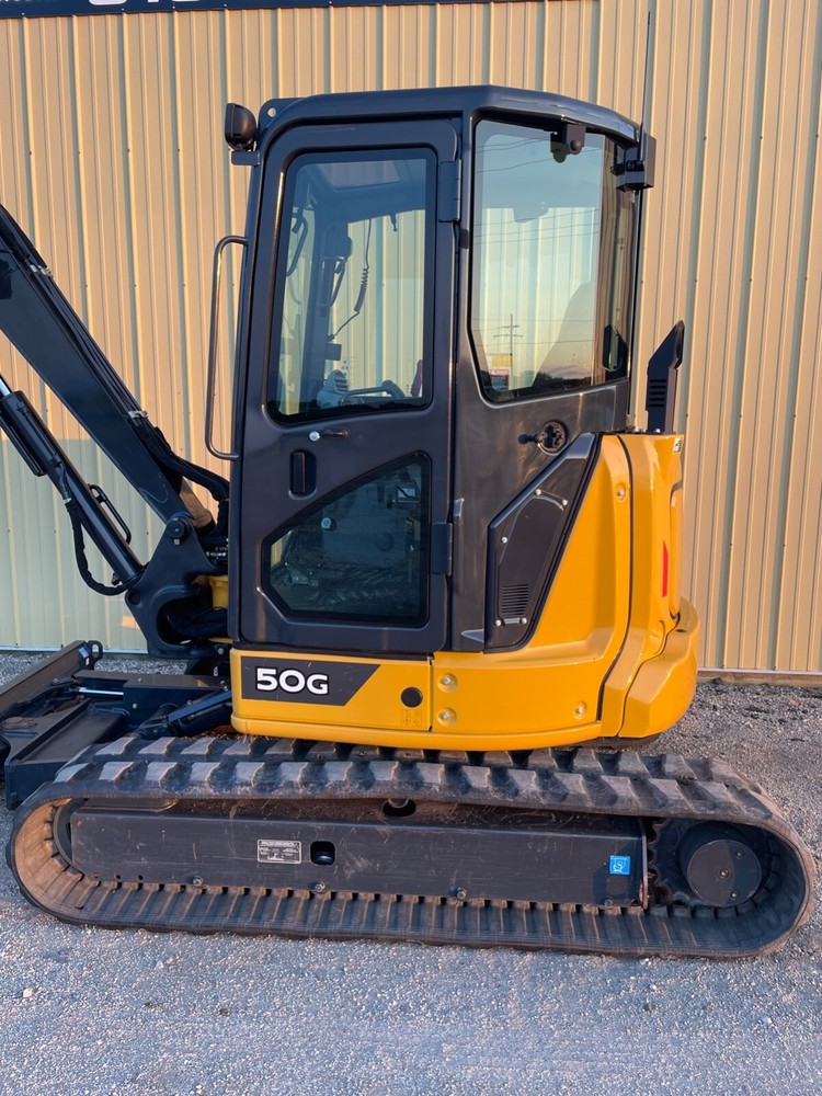 2022 JOHN DEERE 50G MINI EXCAVATOR 470 HOURS