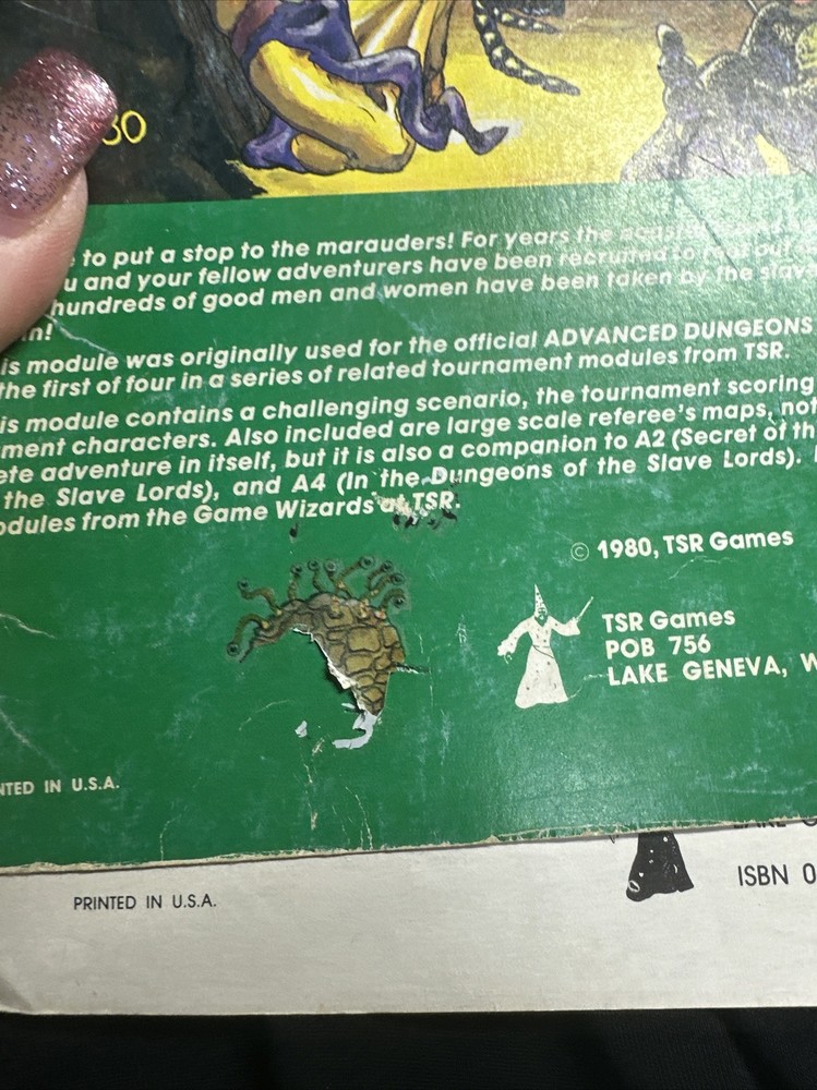 Dungeon And Dragon Dungeon Manual A1
